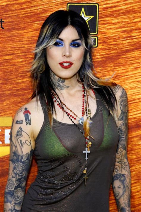 kat von d attends the spike tv s 2nd annual guys choice awards held at the sony sponsored