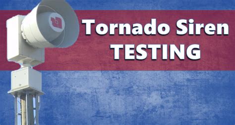 Dubois County Officials To Test Tornado Sirens Friday March 1st