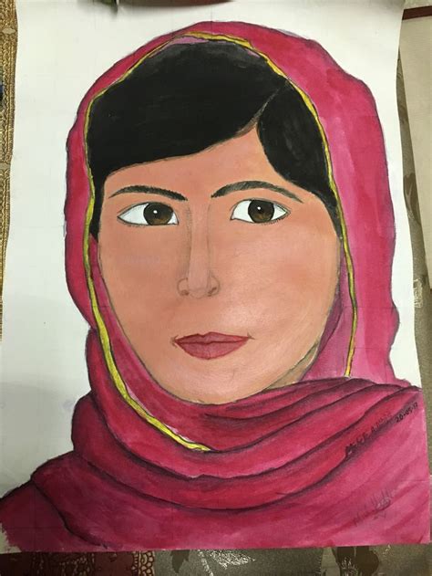 Born 12 july 1997), often referred to mononymously as malala, is a pakistani activist for female education and the youngest nobel prize. Malala Yousafzai in 2020 | Portrait painting, Artwork ...