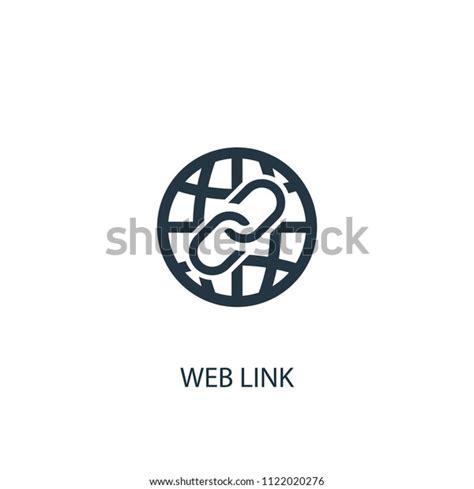 Web Link Creative Icon Simple Element Stock Vector Royalty Free