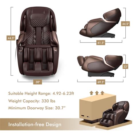 Full Body Zero Gravity Shiatsu Massage Chair With Built In Heat System Costway