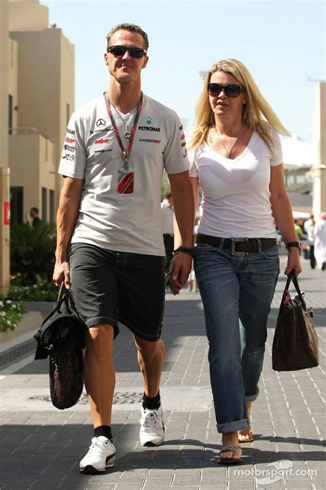 Michael Schumacher Mercedes Gp And His Wife Corina Main Gallery Photos Motorsport Com
