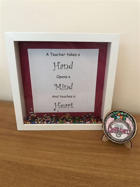 A Teacher Takes A Hand Opens A Mind And Touches A Heart Personalised
