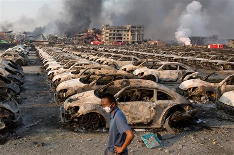 Firefighter Rescued From Blast Zone In Chinas Tianjin Port Us News