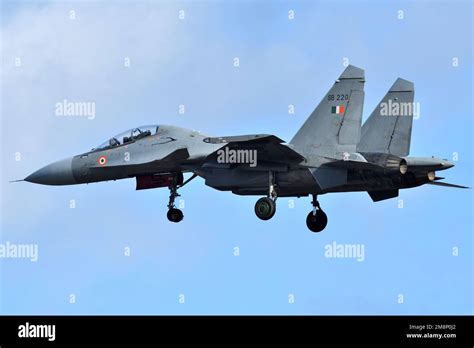 Ibaraki Prefecture Japan January 10 2023 Indian Air Force Sukhoi
