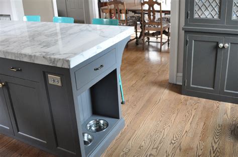 Maybe you would like to learn more about one of these? Kitchen Island Pet Food Bowls - Vintage - kitchen ...