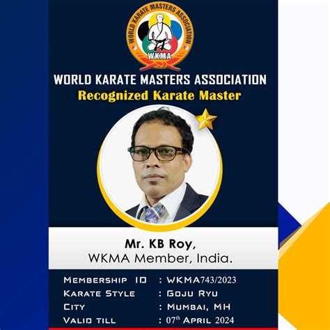 Kb Roy Karate Classes Most Popular Karate Masterr In Mumbai