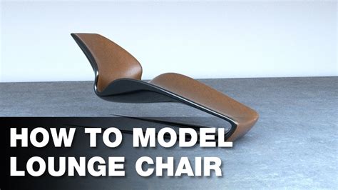 How To Model Lounge Chair In Rhino Dezign Ark