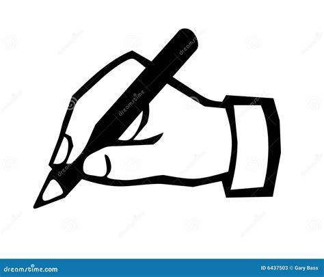 Writing Symbol Stock Image Illustration Of Body Fingers 6437503