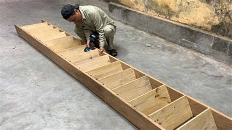 Amazing Woodworking Easy Design Skills Build Smart Folding Stairs
