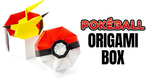 Diy gifts for anime fans. Origami Pokeball Box Tutorial - Pokemon DIY - Paper Kawaii ...