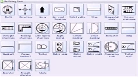 Architectural Drawing Symbols Used On Plans Png Ite