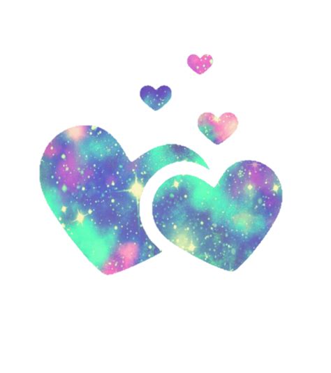 Heart Galaxy Universe Cosmo Sticker By Wandawilliamssellow