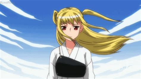 Anime Girl Hair Blowing In Wind 