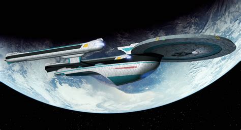 The Excelsior Class Enterprise Ncc 1701 B Star Trek Art Star Trek
