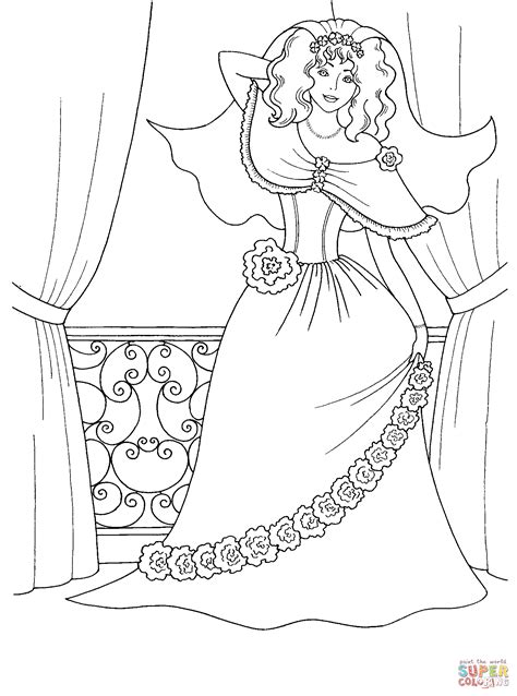 Search through 623,989 free printable colorings. Cute Princess coloring page | Free Printable Coloring Pages