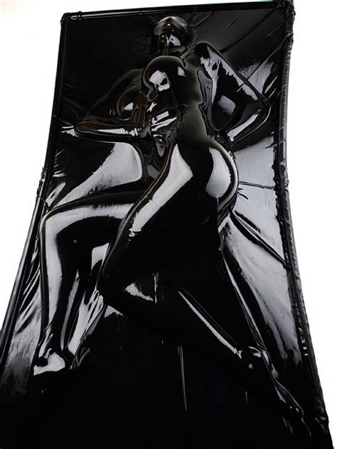 Buy Angeldis Latex Costume Latex Vacbed Huge Size Black Deflated Rubber Bed 17001 100cm X