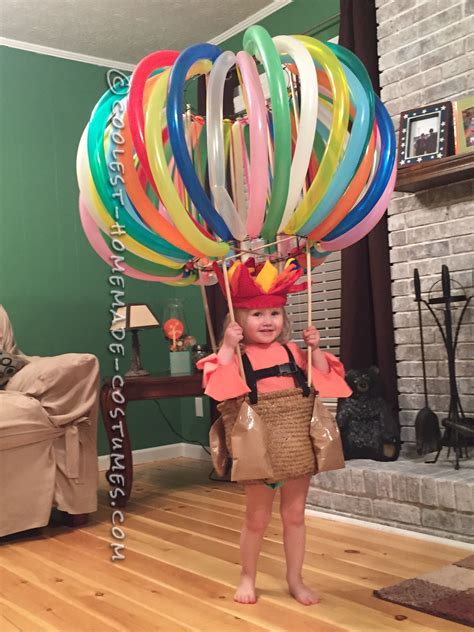 Cool Hor Air Balloon Costume For A Toddler Homemade Halloween
