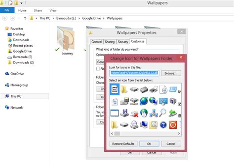 Restoring Large Thumbnail Folder Icons In Windows 81 Microsoft Community