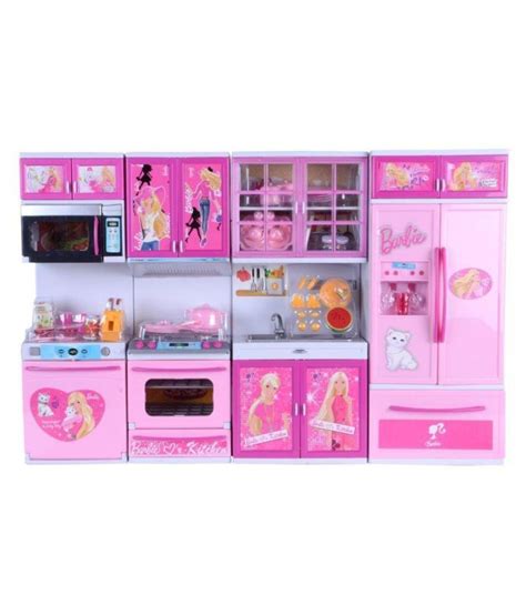 Barbie Dream House Comfort Modern Kitchen Set With Light And Sound Buy Barbie Dream House