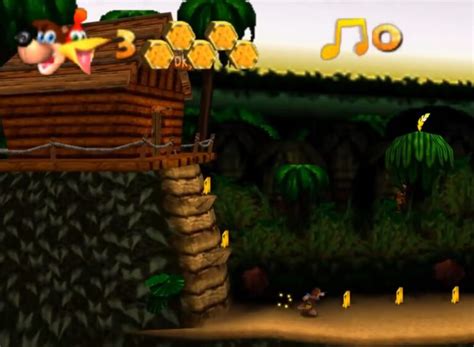 Donkey Kong Countrys First Level Ported To Banjo Kazooie Gaming