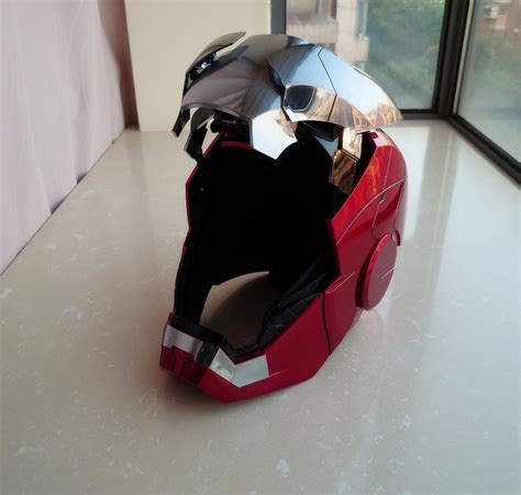 Autoking Iron Man Mk5 Helmet Voice Controlled 11 Wearable Cosplay Prop