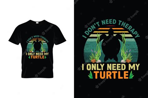 Premium Vector Cute Turtle Cartoon Smiling Turtle Tshirt Design Or