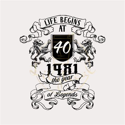 Life Begins At 40 Svg Sublimation Printing Png Cutfile Etsy