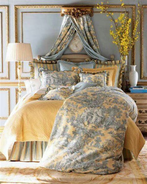 Blue And Yellow Love Country Bedroom Chic Bedroom Bedroom Design