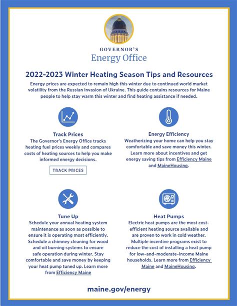 Winter Heating Guide Governors Energy Office