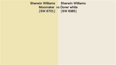 Sherwin Williams Moonraker Vs Dover White Side By Side Comparison