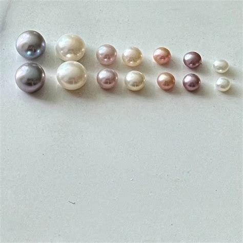 Half Drilled Pearl Etsy