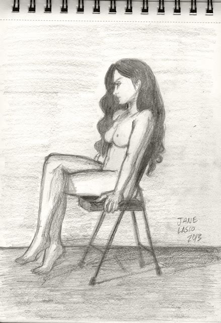 Práctica de desnudo artístico Dibujos y Sketches de Jane Lasso
