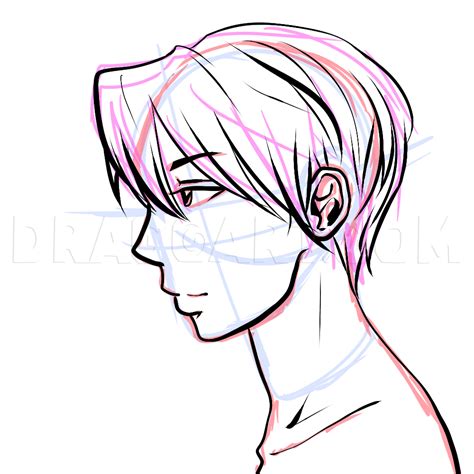 Anime Male Eyes Side View