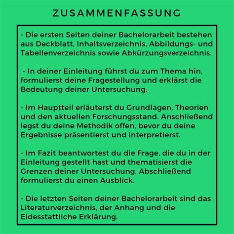 Heilpädagogik ist nach werner eitle eine wissenschaftliche disziplin der pädagogik. Ausblick Schreiben Bachelorarbeit Beispiel
