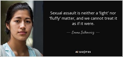 Emma Sulkowicz Quote Sexual Assault Is Neither A ‘light Nor ‘fluffy