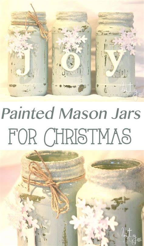 15 Easy Mason Jar Christmas Decorations You Can Make Yourself