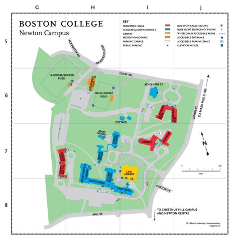 Newton Campus Map About Bc Boston College