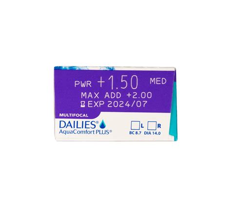 DAILIES AquaComfort Plus Multifocal 30 Contact Lenses Alcon Clearly