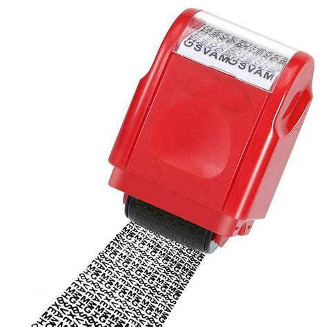 Refillable Confidential Stamp Identity Privacy Protection Etsy