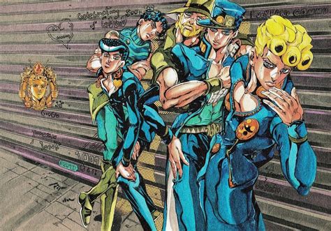 The Five Joestars Jojo Bizzare Adventure Jojos Bizarre Adventure