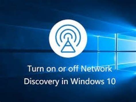 How To Turn On Or Off Network Discovery In Windows 10 Windows 10