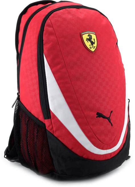 Puma ferrari bag in handbags. Puma Ferrari Replica Backpack Rosso Corsa, White and Black ...