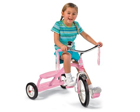 Classic 12 Pink Tricycle Girls Dual Deck Trike Radio Flyer