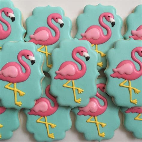 Galletas Cookies Iced Cookies Cookies Et Biscuits Flamingo Cake Flamingo Birthday Flamingo