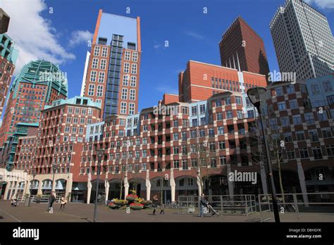 Netherlands The Hague Modern Architecture Stock Photo Royalty Free