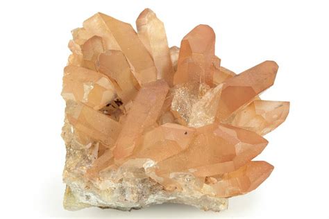235 Tangerine Quartz Crystal Cluster Brazil 259270 For Sale
