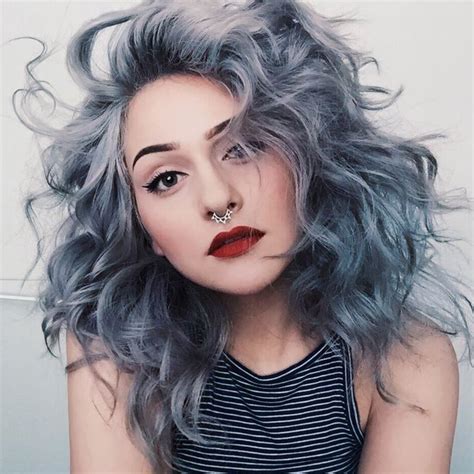 pin by hannah sinclaire on hair part 2 light blue hair hair styles grey hair dye