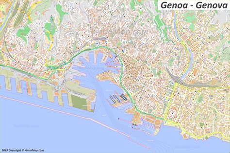 Genoa maps genoa location map. Detailed tourist maps of Genoa | Italy | Free printable ...