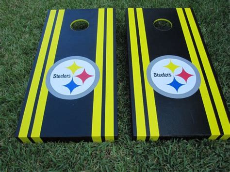 Pittsburgh Steelers Custom Cornhole Boards By Bkcustomcornhole 21000